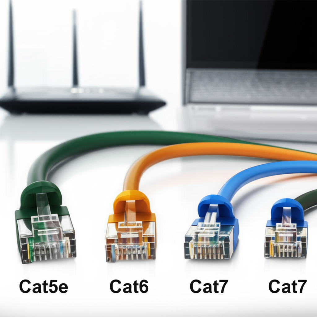 Kabel Lan Internet Rumah: Mana yang Paling Worth It Buat Internet Ngebut 200Mbps? (Cat5e, Cat6, atau Cat7?)