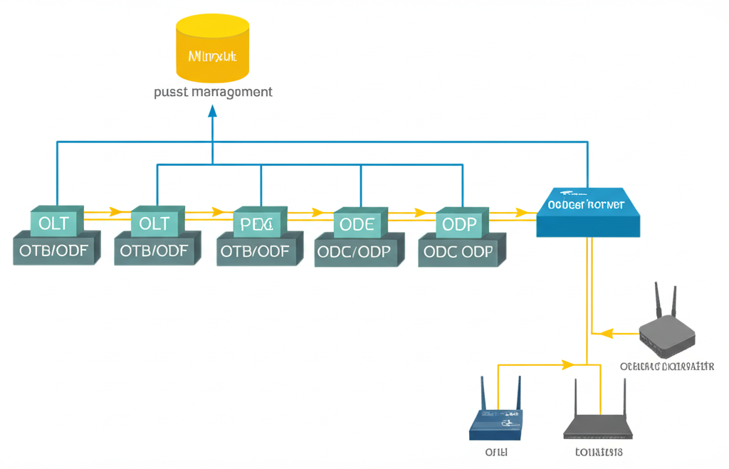 Literally, Ngulik Topologi Fiber Optik ISP Gede: Dari Core Mikrotik Sampai Rumah Lo, Ngebut Tanpa Drama!